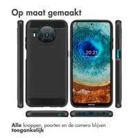 imoshion Brushed Backcover Nokia X10 / X20 - Zwart