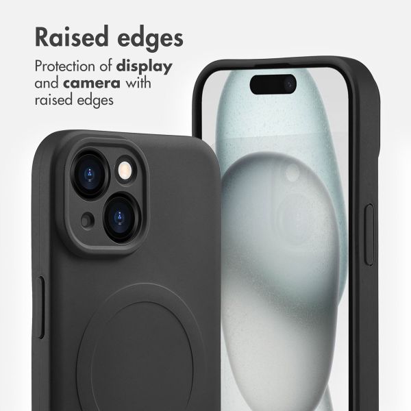 imoshion Colour Back Cover with MagSafe Apple iPhone 15 - Black