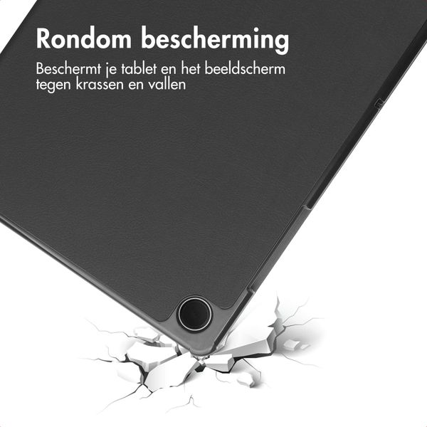 Accezz Trifold Bookcase Samsung Galaxy Tab A11 Plus - Zwart