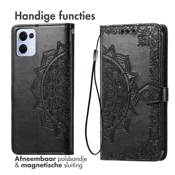 imoshion Mandala Bookcase Oppo Reno 13 - Zwart