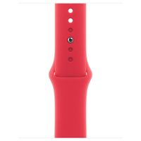 Apple Sport Band Apple Watch Series 1 t/m 9 / SE (38/40/41 mm) | Series 10 (42 mm) - Maat M/L - Red