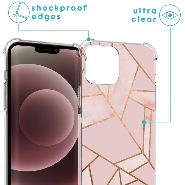 imoshion Design hoesje met koord iPhone 13 Pro Max - Grafisch Koper