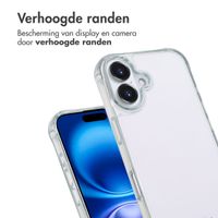 imoshion Backcover met koord + armband Apple iPhone 16 - Parels Hartjes