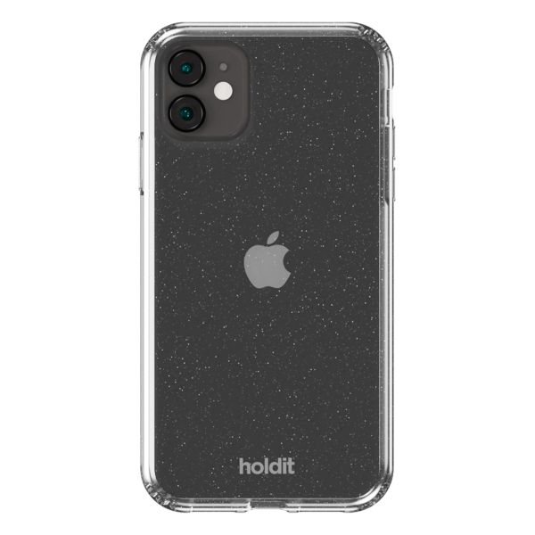 Holdit Glitter Case Apple iPhone 11 / Xr - Wit