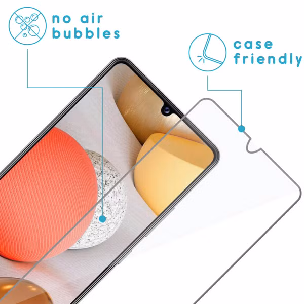 imoshion Screenprotector Gehard Glas 2 pack Samsung Galaxy A42
