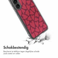 imoshion Design hoesje Samsung Galaxy S23 FE - Hearty Coral Dust