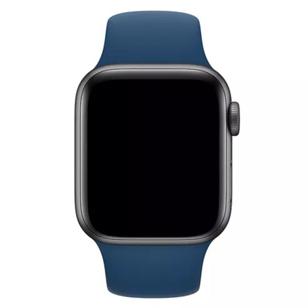 Apple Sport Band Apple Watch Series 1 t/m 9 / SE (38/40/41 mm) | Series 10 / 11 (42 mm) - Blue Horizon