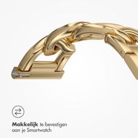 Selencia Chain bandje  - Universeel 20 mm aansluiting - Goud