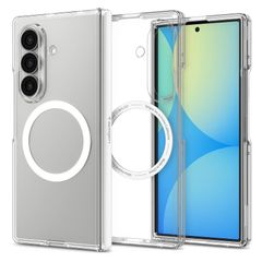 Spigen Ultra Hybrid Pro MagFit Backcover Samsung Galaxy Z Fold 8 - Clear / White