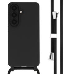 imoshion Siliconen hoesje met koord Samsung Galaxy S26 Plus - Zwart