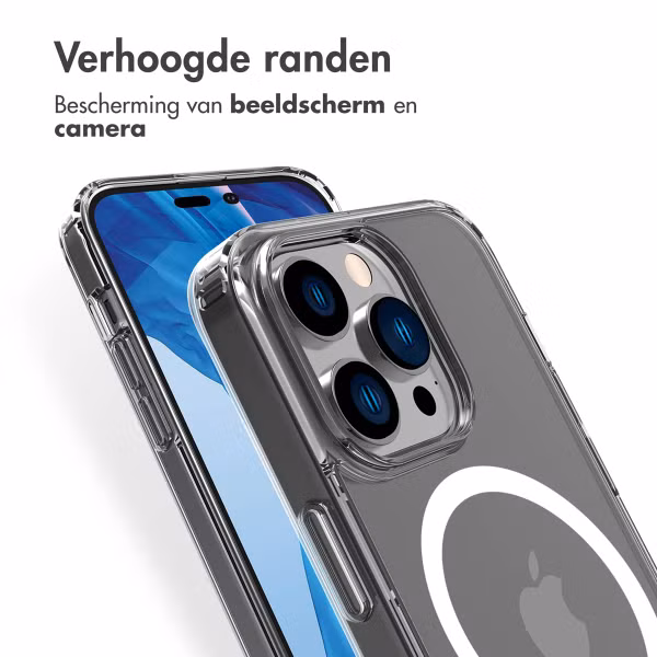 Accezz Clear Backcover met MagSafe Apple iPhone 14 Pro - Transparant