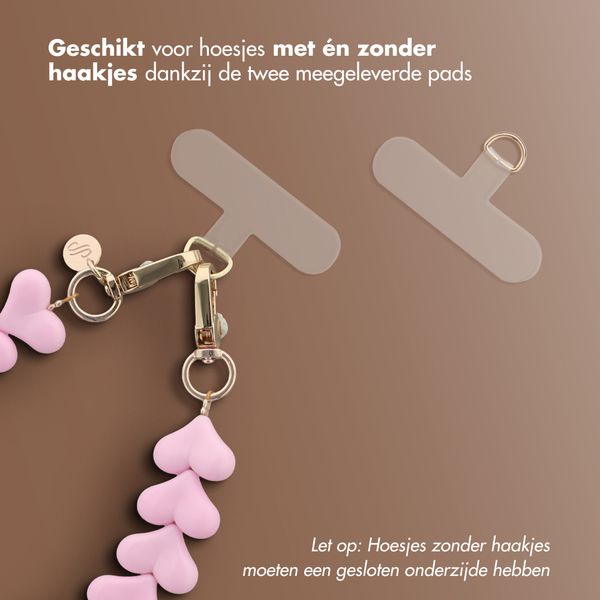 Selencia Lova Hartjes Polskoord - Cotton Candy