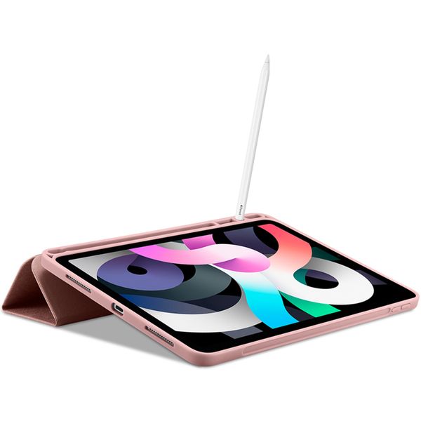 Spigen Urban Fit Bookcase iPad Air 11 inch (2024) M2 / Air 5 (2022) / Air 4 (2020) - Rosé Goud