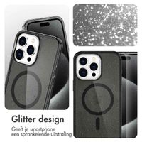 imoshion Sparkle Backcover met MagSafe Apple iPhone 15 Pro - Glitter Zwart