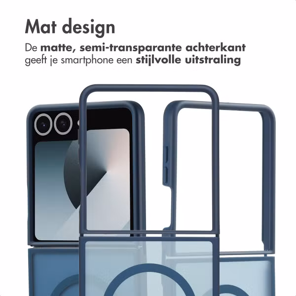 imoshion Color Guard Backcover met MagSafe Samsung Galaxy Z Flip 7 - Donkerblauw
