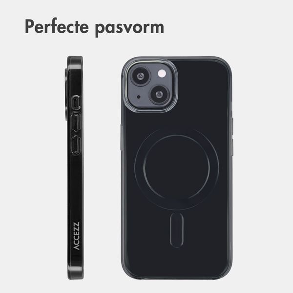 Accezz Lite Backcover met MagSafe Apple iPhone 14 - Smokey Clear
