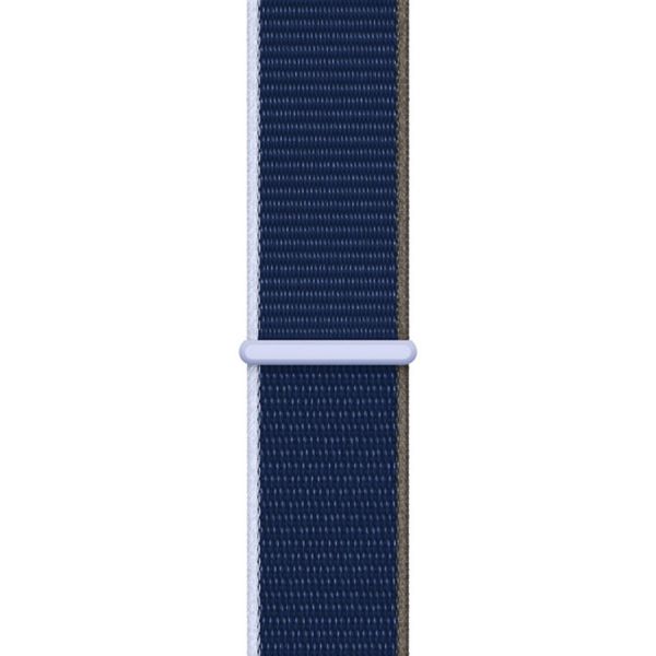 Apple Sport Loop band Apple Watch Series 1 t/m 9 / SE (38/40/41 mm) | Series 10 / 11 (42 mm) - Abyss Blue
