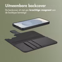 imoshion Uitneembare 2-in-1 Luxe Bookcase Samsung Galaxy S25 - Zwart