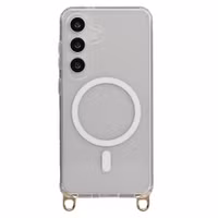 Selencia Rivièra MagSafe Backcover met afneembare haakjes Samsung Galaxy S25 / S24 - Transparant