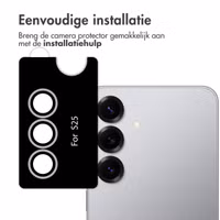 imoshion 2 Pack Camera lens protector Samsung Galaxy S25 - Silver Shadow