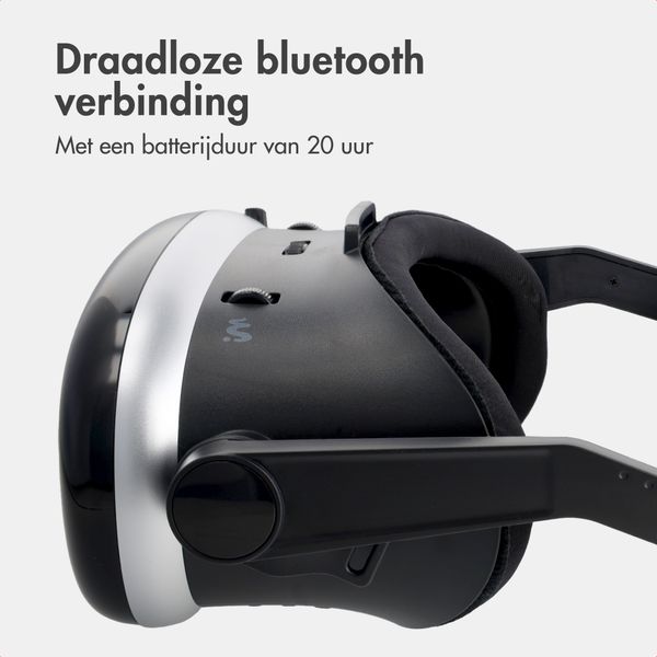 imoshion Virtual Reality Bril met Bluetooth Koptelefoon - Zwart