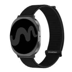 imoshion Nylon Strap Samsung Galaxy Watch 9 (40/44mm) / Watch 8 (40/44mm) / Classic (46mm) - Black