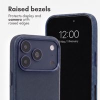 Accezz Leather Case with MagSafe Apple iPhone 18 Pro Max / 17 Pro Max - Nightfall Blue
