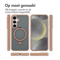 Accezz Ring Stand Backcover met MagSafe Samsung Galaxy S24 - Bruin