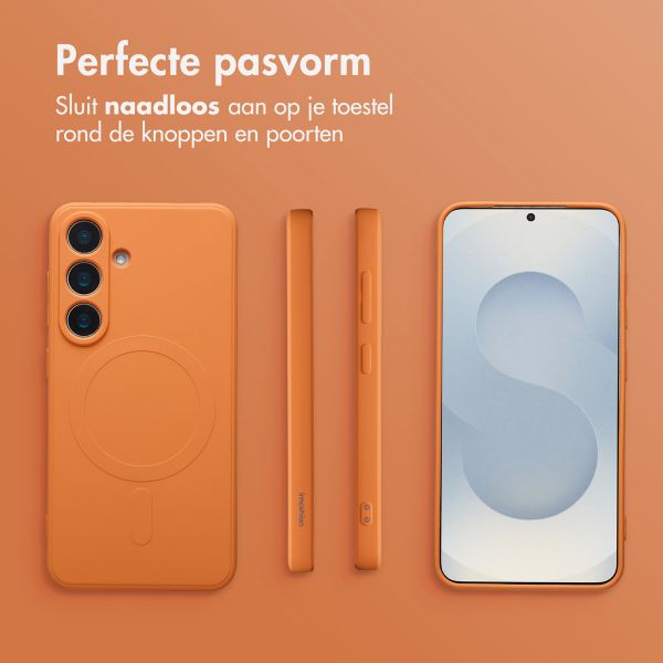 imoshion Color Backcover met MagSafe Samsung Galaxy S25 Plus - Neon Orange