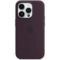 Apple Silicone Back Cover with MagSafe Apple iPhone 14 Pro - Elderberry