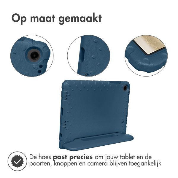 imoshion Kidsproof Backcover met handvat voor de Samsung Galaxy Tab A9 Plus - Donkerblauw