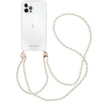 imoshion Backcover met koord + armband - Parels Apple iPhone 12 (Pro)