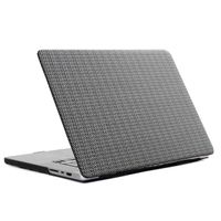 Selencia Geweven Cover Apple MacBook Air 13 inch (2022 / 2024 M3 chip / 2025 M4 chip) - Grijs