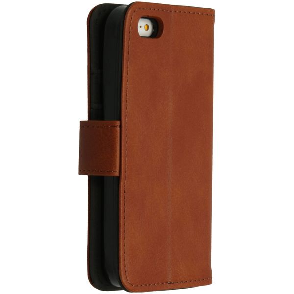 imoshion Luxe Bookcase Apple iPhone SE (2016) / 5 / 5s - Bruin