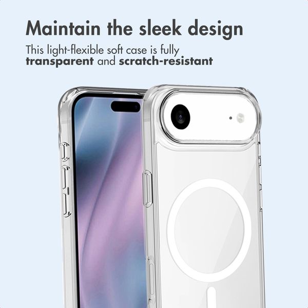 imoshion Protective Back Cover with MagSafe Apple iPhone Air - Transparent