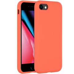 Accezz Liquid Silicone Backcover Apple iPhone SE (2022 / 2020) / 8 / 7 - Nectarine