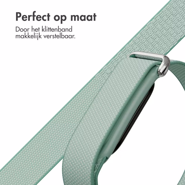 imoshion Nylon bandje Fitbit Air - Mint Green