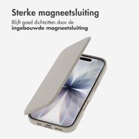 imoshion Transparante Bookcase met MagSafe Apple iPhone 17 - Beige