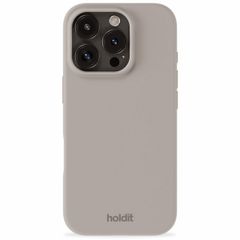 Holdit Silicone Case Apple iPhone 16 Pro - Taupe