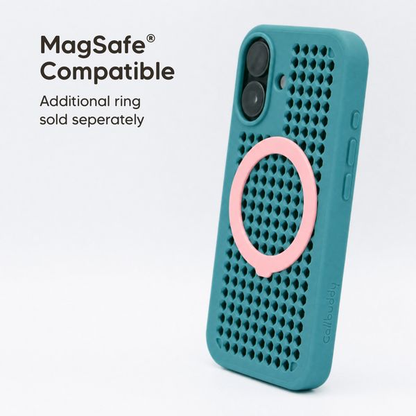 Callbuddy Hoesje met Strap Apple iPhone 17 - Miami Vice