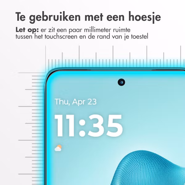 Accezz Gehard Glas Screenprotector Motorola Edge 60 Fusion