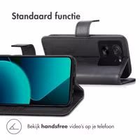 imoshion Luxe Bookcase Xiaomi 13T / 13T Pro - Zwart