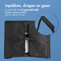 imoshion Reistafel - tablethouder auto - 7 opbergvakken - inclusief 2 kleurplaten - Zwart