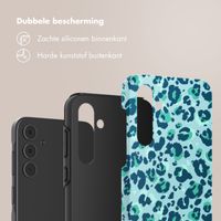 Selencia Vivid Backcover Samsung Galaxy A55 - Wild Spots Light Blue