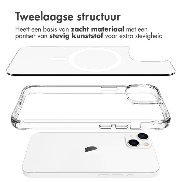 imoshion Rugged Air MagSafe Case Apple iPhone 13 - Transparant