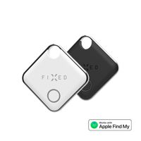 Fixed Tag - Bluetooth Tracker voor iOS - 2 pack - Zwart / Wit