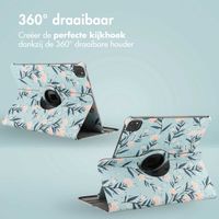 imoshion 360° Draaibare Design Bookcase iPad Pro 13 (2024) M4 - Flowers