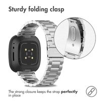 imoshion Stalen bandje Fitbit Versa 4 / 3 / Sense (2) - Zilver