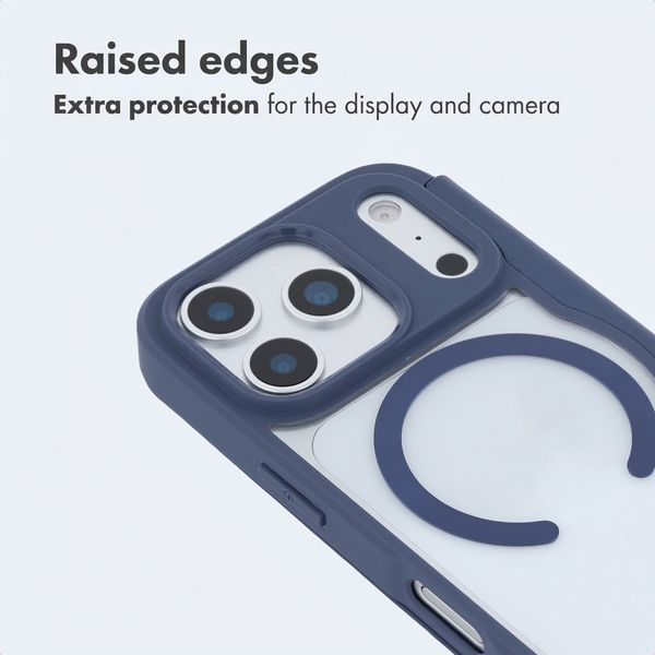 imoshion Transparent Bookcase with MagSafe Apple iPhone 17 Pro Max - Blue