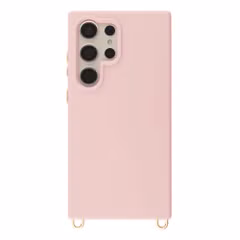 Selencia Rivièra MagSafe Backcover met afneembare haakjes Samsung Galaxy S24 Ultra - Sorbet Pink